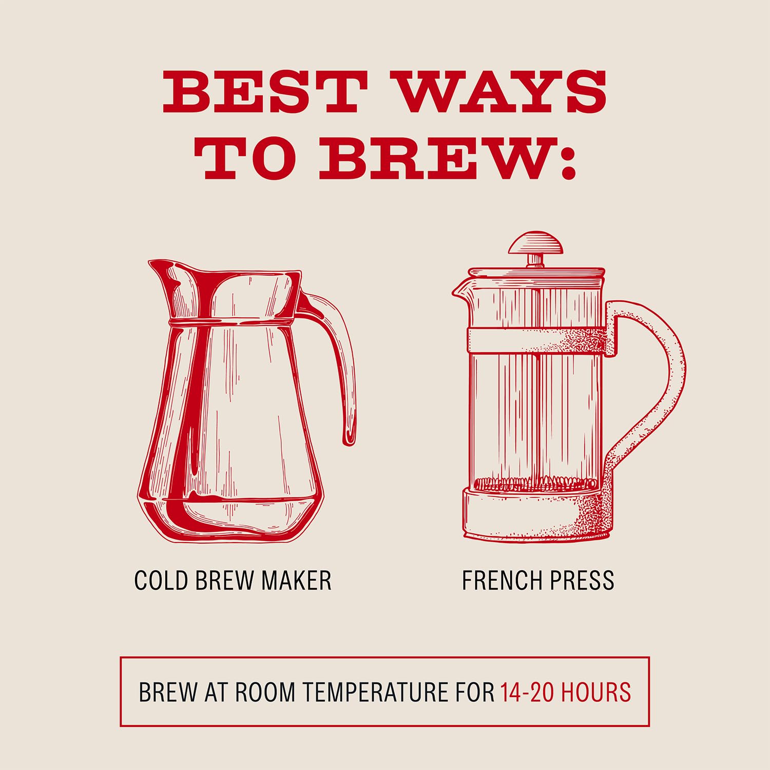 Bizzy Organic Cold Brew Coffee | Smooth & Sweet Blend | Coarse Ground Coffee | Micro Sifted | Specialty Grade | 100% Arabica | 1 LB