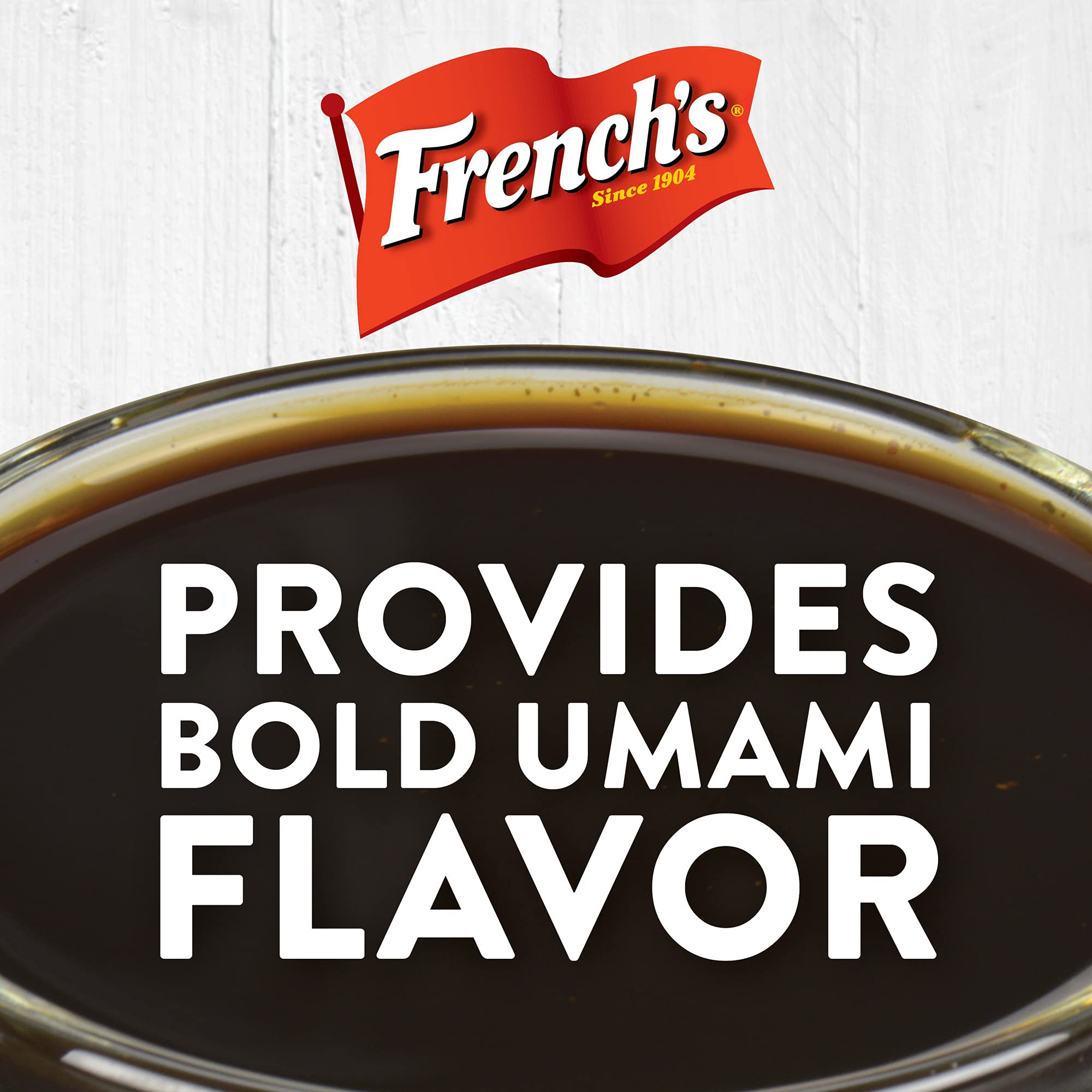 French's Worcestershire Sauce, 1 gal - One Gallon Container of Gluten-Free Worcestershire Sauce, Perfect as Meat Tenderizer, Marinades, Sauces