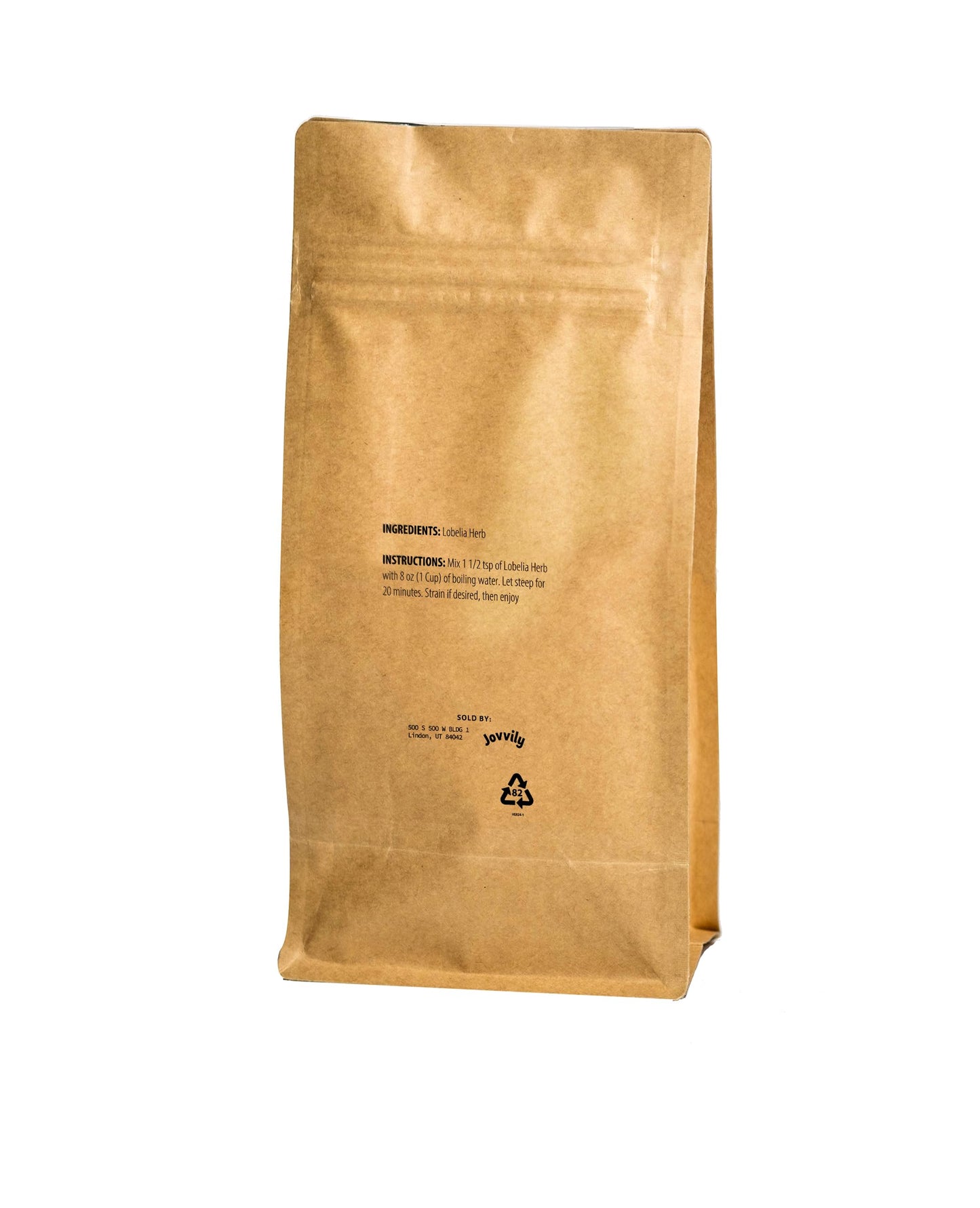 Jovvily Lobelia Herb, Cut & Sifted, Herbal Tea (8 Ounce)
