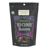 Frontier Co-op Organic Whole Red Clover Blossoms, 0.71oz - Fragrant, Natural and Versatile for Garnishes and Red Clover Tea - Kosher, Non-Irradiated
