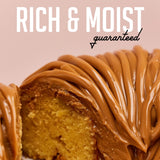 Mo's Bundt Cakes - Happy Birthday Cake, Fresh Dulce de Leche Bundt Cake Delivered To Your Door - Birthday Gift For Men, Women, Dad, Mom, Husband
