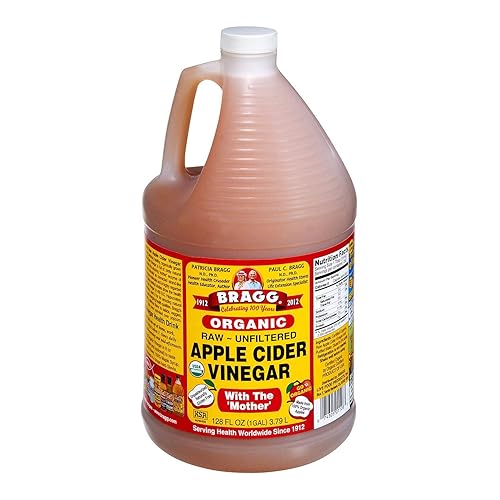 Bragg Organic Raw Apple Cider Vinegar, 128 Ounce (Pack of 4)
