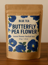 Dried Butterfly Pea Flowers - Clitoria Ternatea - Natural Blue Tea - Color-Changing - Antioxidant Herbal Infusion - 100% Pure