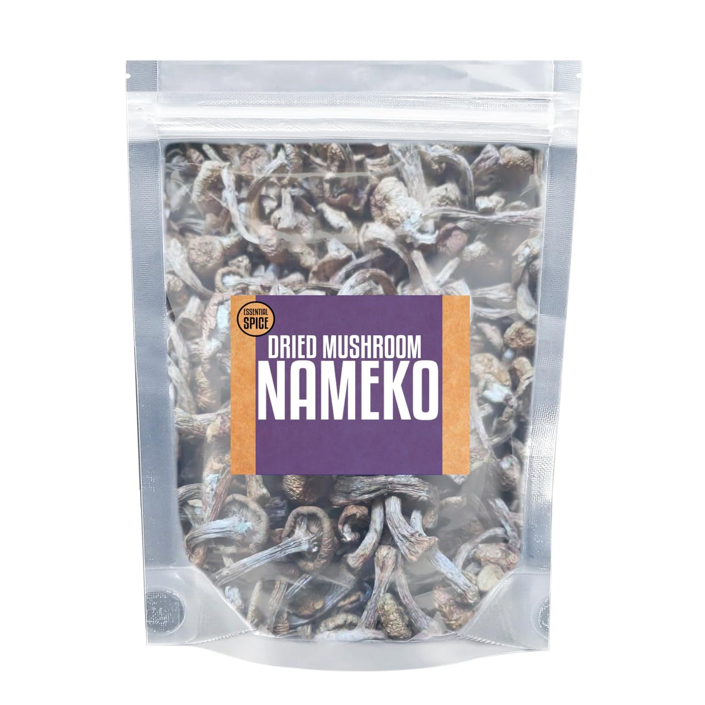 Essential Spice Dried Nameko Mushrooms - Mild, Buttery Flavor with Silky Texture - Ideal for Soups, Stir-Fries, Ramen & Asian-Inspired Dishes - Easy