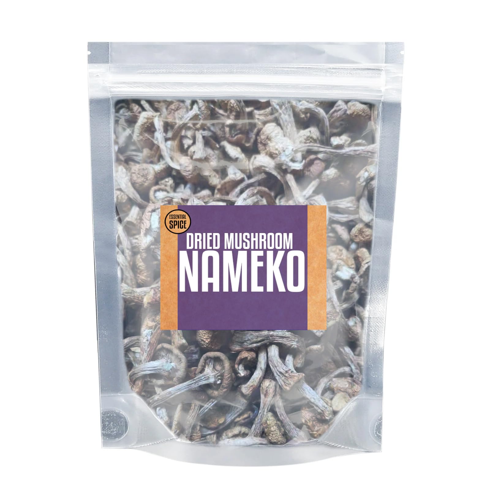 Essential Spice Dried Nameko Mushrooms - Mild, Buttery Flavor with Silky Texture - Ideal for Soups, Stir-Fries, Ramen & Asian-Inspired Dishes - Easy