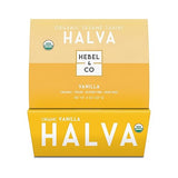HEBEL & CO Vanilla Halva - 8 oz | Certified USDA Organic, Gluten Free, Kosher & Vegan