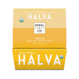 HEBEL & CO Vanilla Halva - 8 oz | Certified USDA Organic, Gluten Free, Kosher & Vegan