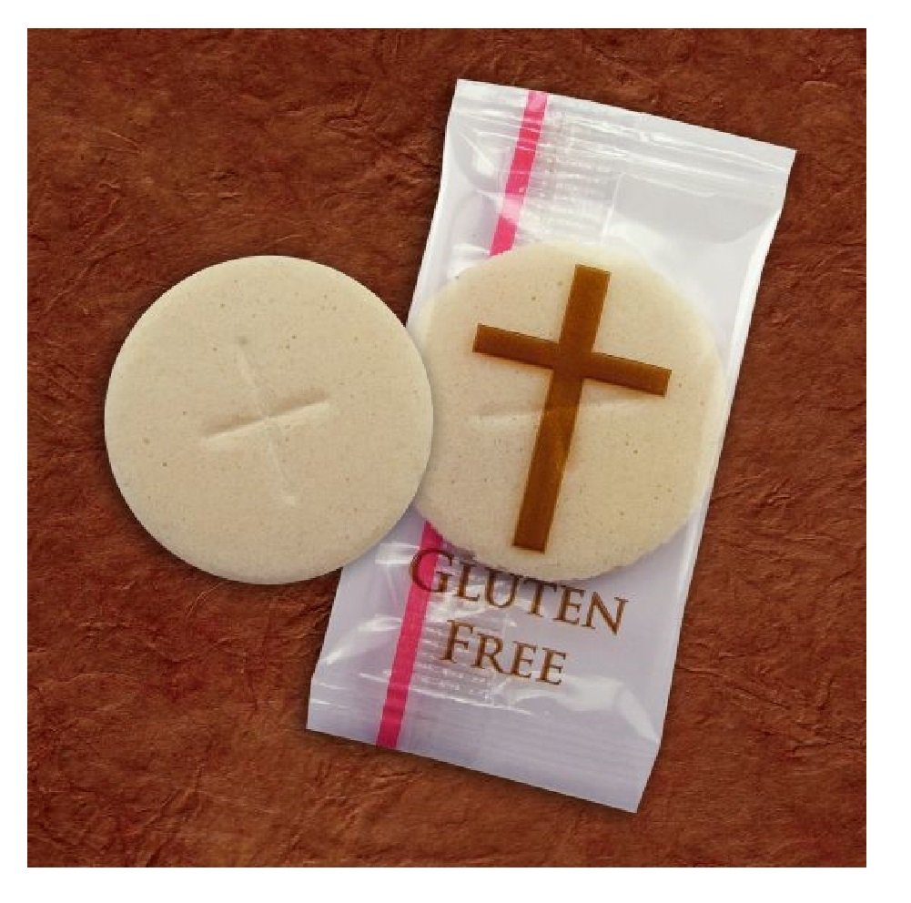 Gluten Free 1 3/8" Diameter (35mm) Altar Communion Bread 25 Count Boxed Individually Wrapped