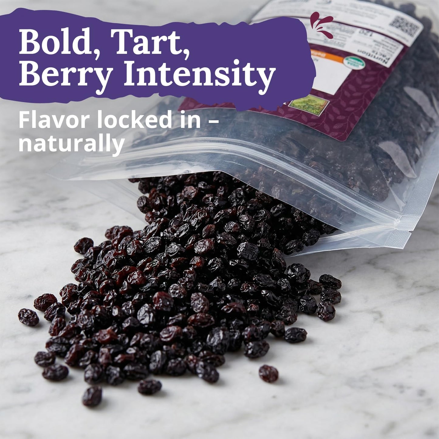 Bella Viva Dried Zante Currants, 2.5 lb - California Sun-Dried Organic Currants for Baking & Snacking - No Sugar Added, No Sulfites, No Oil - USDA