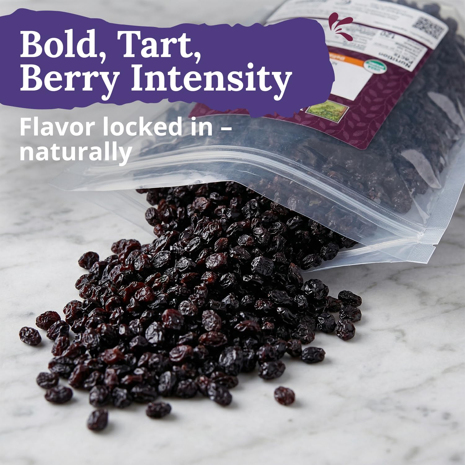 Bella Viva Dried Zante Currants, 2.5 lb - California Sun-Dried Organic Currants for Baking & Snacking - No Sugar Added, No Sulfites, No Oil - USDA