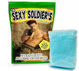 Sexy Soldier Cotton Candy - Gourmet Candy Gifts for Women - Hilarious Naughty Gifts for Single Ladies - Bachelorette Party Favors Funny Gag Gifts