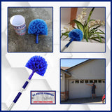 Ceiling Fan Duster Cobweb Duster, Extendable Reach 20 feet, | 3-Stage Aluminum Telescoping Pole | Extends for High Ceiling Duster | Long Handle Plus 2