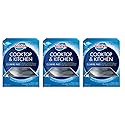 Glisten GC0608T Cooktop & Kitchen Cleaning, 8 Large/16 Small Pads Per Box, 3 Pack