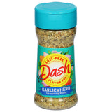 Dash Salt-Free Seasoning Blend, Garlic & Herb, 2.5 Ounce
