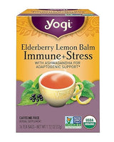 Yogi Tea, Tea Immune Stress Elderberry Lemon Balm Organic, 16 Count