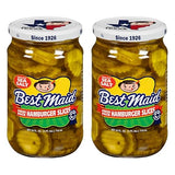 Best Maid Products - 24 Ounce Glass Jars Baby - Dill, Kosher, Hamburger Slices, Garlic Bites, Habanero Chips, & Xtreme Hot Pickles (2 Pack, Fresh Pack