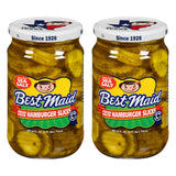 Best Maid Products - 24 Ounce Glass Jars Baby - Dill, Kosher, Hamburger Slices, Garlic Bites, Habanero Chips, & Xtreme Hot Pickles (2 Pack, Fresh Pack