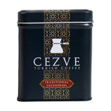 Cezve Turkish Coffee - Finely Ground 100% Arabica, Locally Roasted in USA, Traditional Flavor, Rich Foam, Small Batch Fresh Ground Coffee, 3.5oz