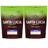 Santa Lucia Coffee Café Crema Espresso Roast Coffee - Specialty Volcanic Nicaraguan Espresso Roast - Farm-Direct, Low-Acid - Dense Golden Crema