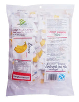 Haoliyuan Banana Flavor Sweet Soft Chewy Milk Candy, 100 Pieces (360g)