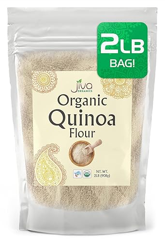 Jiva Organics Premium Quinoa Flour 2 LB Bag - Non GMO