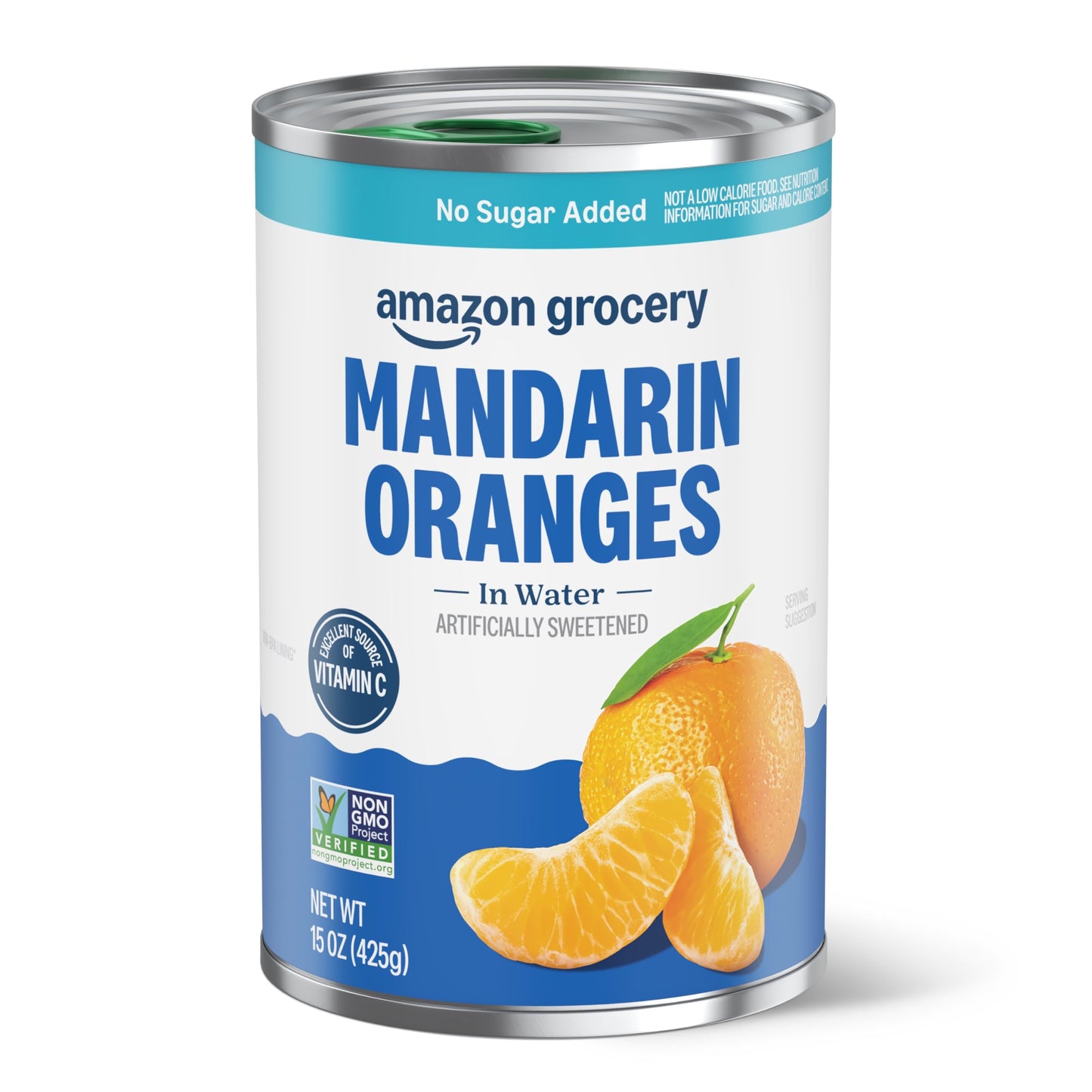 Amazon Grocery, Mandarin Oranges in Water, 15 Oz