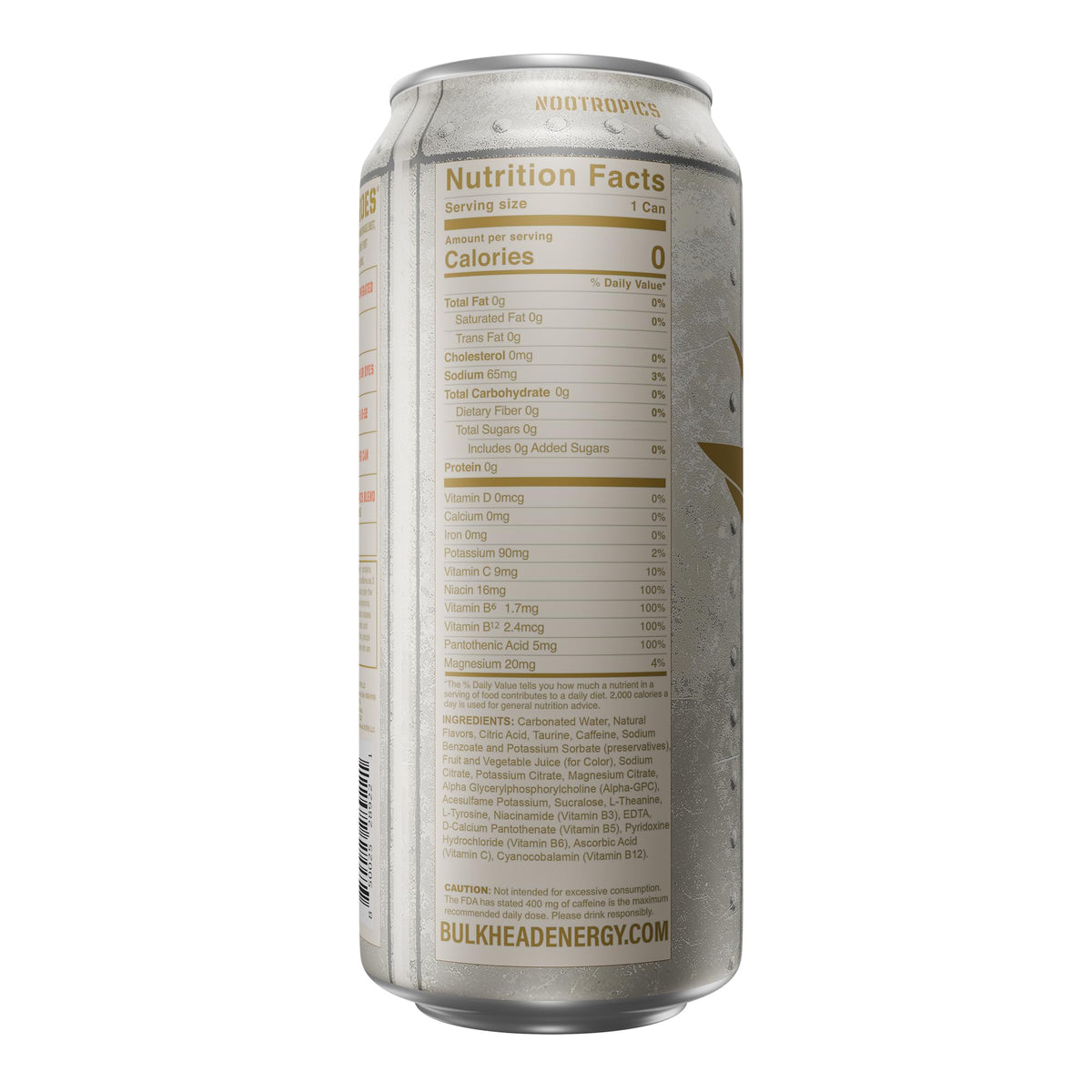 Bulkhead Energy Not In Regs Orange Energy Drink, 300 mg Caffeine, 12 Pack