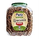 Utz Sourdough Specials Pretzels, Original, 63 oz. Barrel, Classic Pretzel Knot with Rich Sourdough Flavor, Resealable Container, Tasty Party Snack