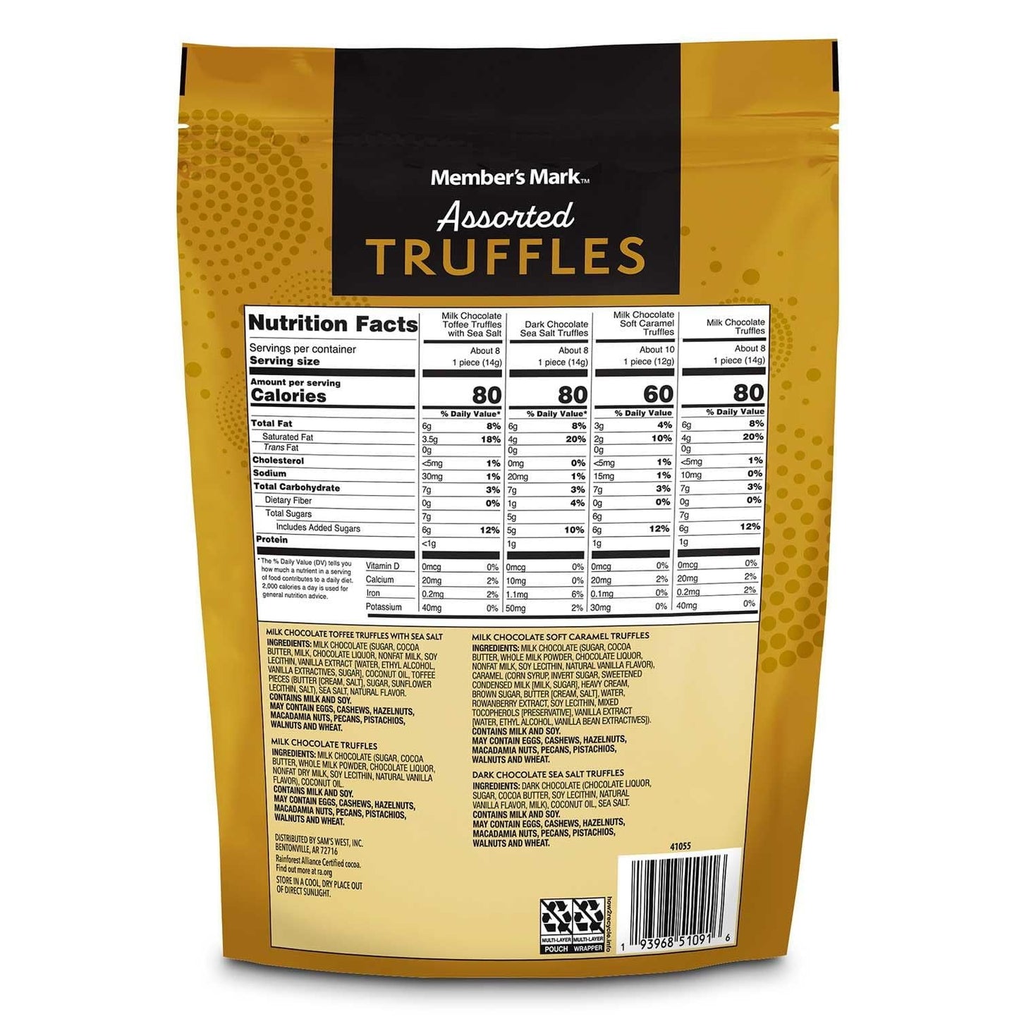 Member's Mark Assorted Chocolate Truffles, 16.5 Ounce