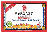 Puroast Low Acid Coffee| French Roast Single Serve Pods | Dark Roast | High Antioxidants & High pH |No Bitter Aftertaste | Reduced Heartburn & GERD
