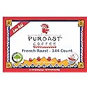 Puroast Low Acid Coffee| French Roast Single Serve Pods | Dark Roast | High Antioxidants & High pH |No Bitter Aftertaste | Reduced Heartburn & GERD
