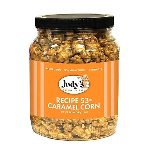 Jody's Gourmet Popcorn Recipe 53 Caramel, 15 Ounce