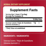 Hanan Graviola Loose Leaf Herbal Tea 1.4oz Soursop Leaves 40g - Hojas De Guanabana Herbs Natural, Dried Annona Muricata From Peru Te Guyabano Sour Sop