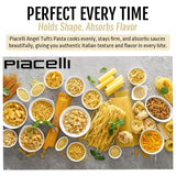 Piacelli Angel Tufts Pasta- Angel Pasta Made from Durum Wheat With Rich Taste & Silky Texture- Protein Noodles for Nutritious Italian Meals- Healthy