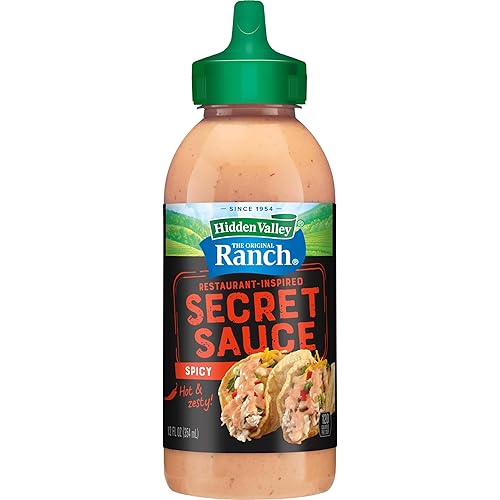 Hidden Valley The Original Ranch Taco Secret Sauce, 12 Fluid Ounce Squeezable Bottle (Package May Vary)