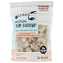 Lukes Lobster Raw Peeled & Deveined Tail Off Shrimp 51-60 Count, 12 OZ