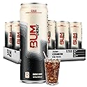 BUM Sugar-Free Energy Drink, Cola - Lightly Carbonated & No Artificial Colors, Natural Caffeine & Citicoline for Energy & Focus, Brain Boost & Workout