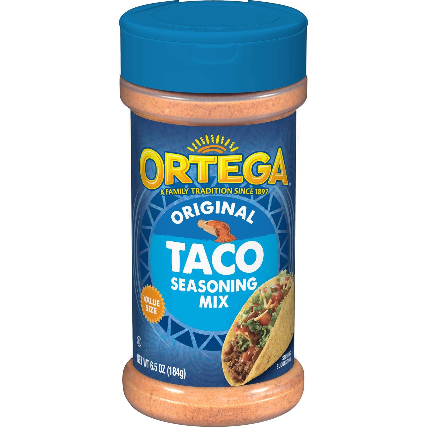 Ortega Seasoning Mix, Taco Seasoning, 6.5 Ounce (Pack of 12)