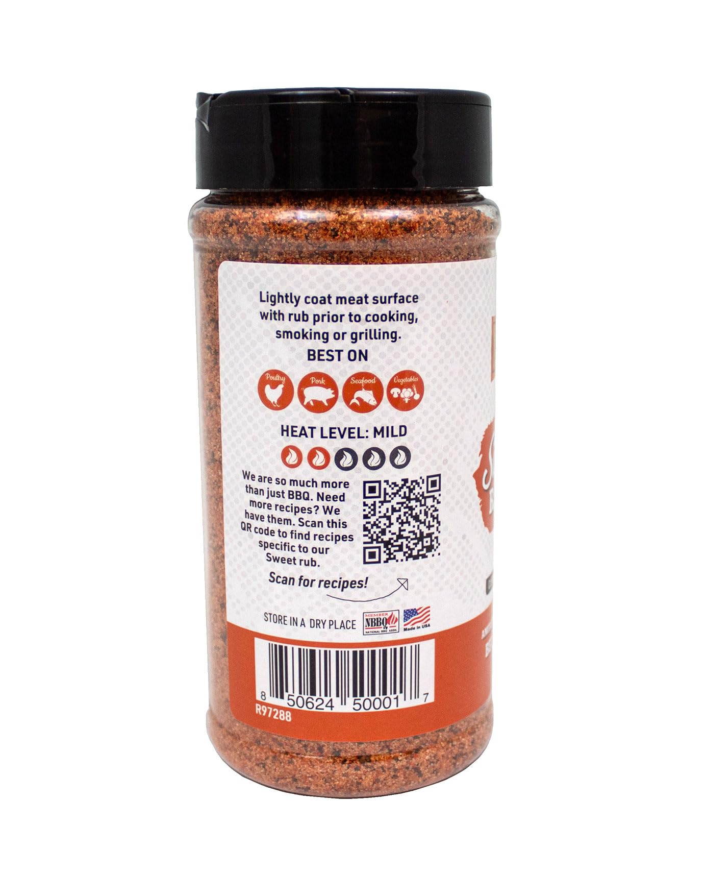 Fat Boy Hickman's BBQ Sweet Rub 9.4 oz