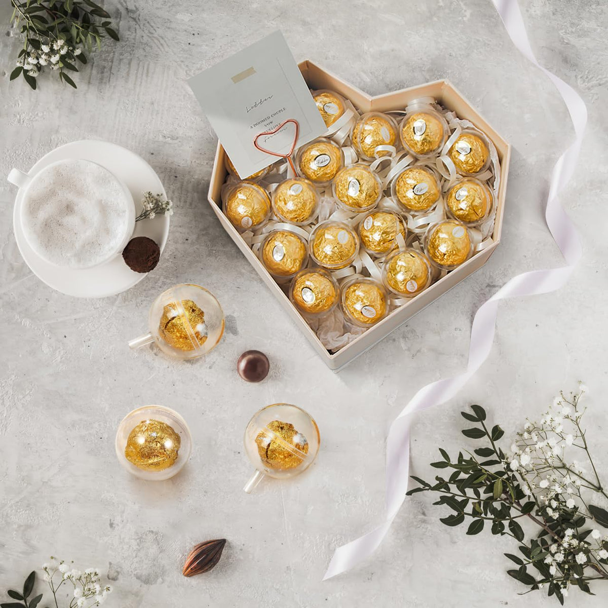 TEHAUX 100 Pack Acrylic Chocolate Holder Cups with Lids, Round Truffle Box
