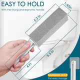 20 Pack Pumice Stone Toilet Bowl Cleaner Pumice Stone with Handle for Toilet Cleaning, Remove Limescale, Rust, Cleaning Supplies for Toilet, Pool