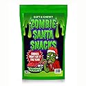 Zombie Santa Snacks Gummy Candy - Gourmet Body Parts Gummies for Kids - Funny Creepy Zombie Christmas Gag Gift - Chewy Eyeballs, Brains, Fingers