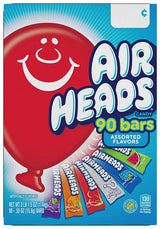 Airheads Bars, Chewy Fruit Candy, Variety Pack, 90 Count (Packaging May Vary) - 3 Pack