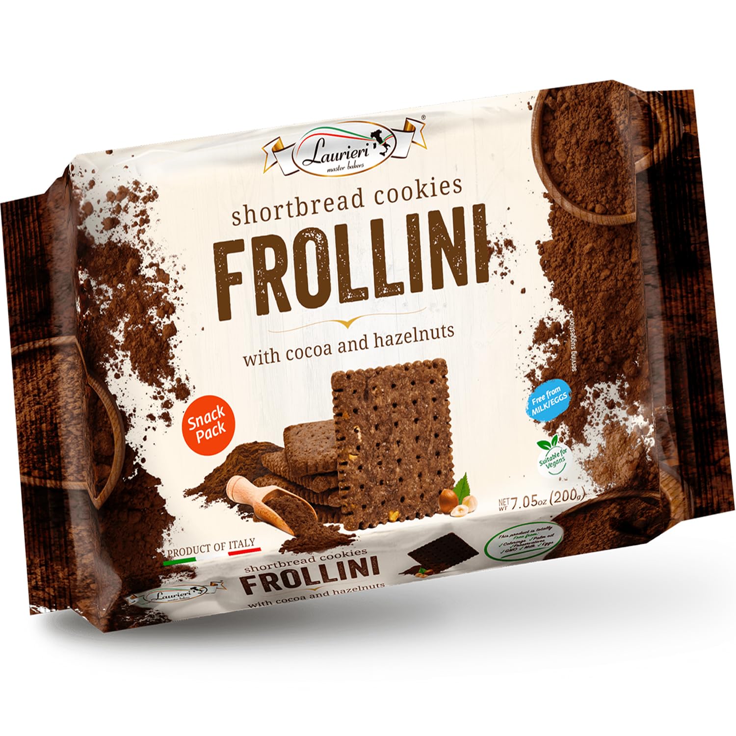 Tea Biscuits Cookies - Italian Shortbread Cookies - 4 Flavors - Breakfast Biscuits - Coffee Cookie Variety - Italian Cookies from Italy - Chocolate