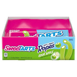 SweeTARTS Ropes, Candy, Sour Apple, Soft and Chewy, 3.5 oz (Pack of 12)