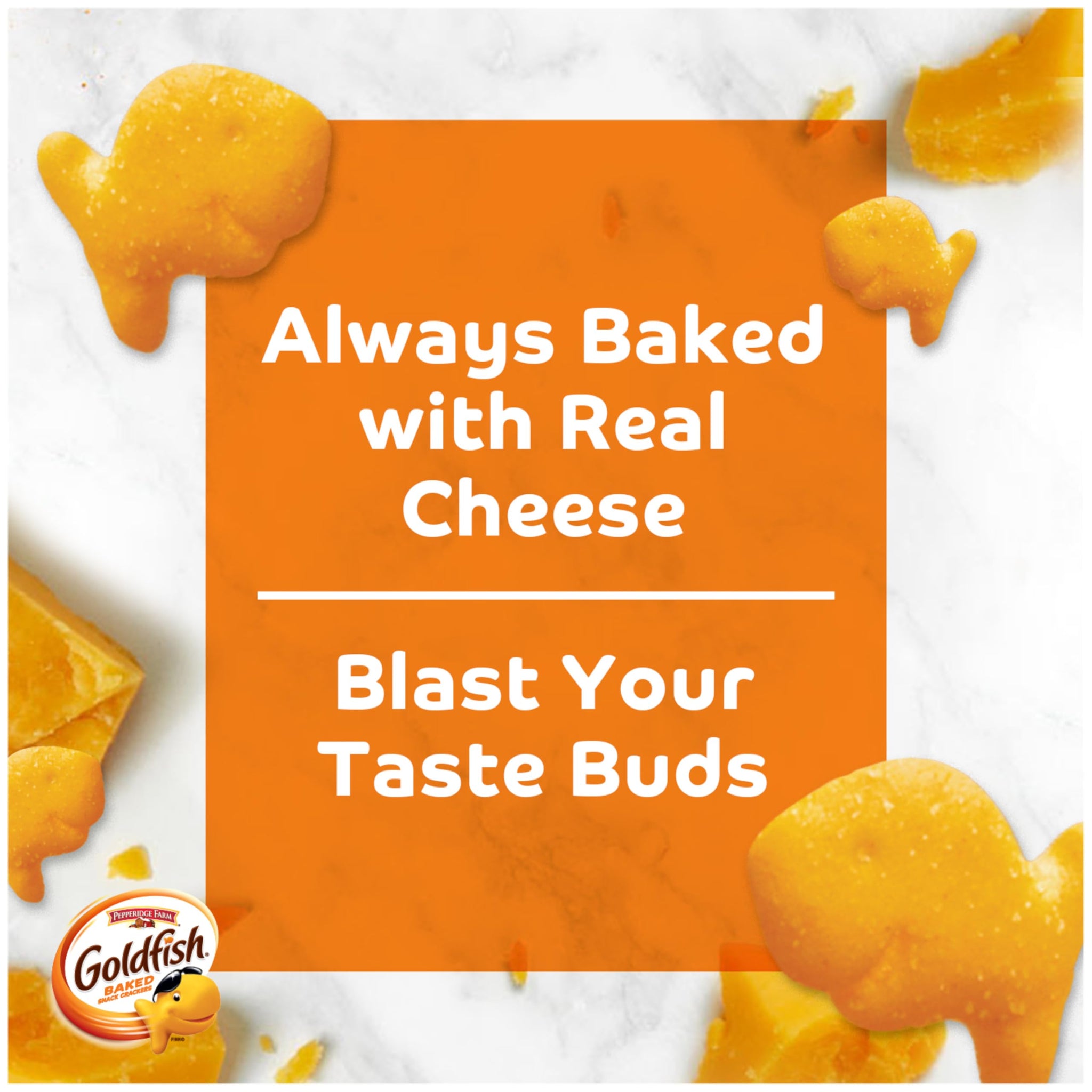 Goldfish Bold Mix Variety Pack Snack Crackers, 1 oz Snack Packs, 30 Ct Box
