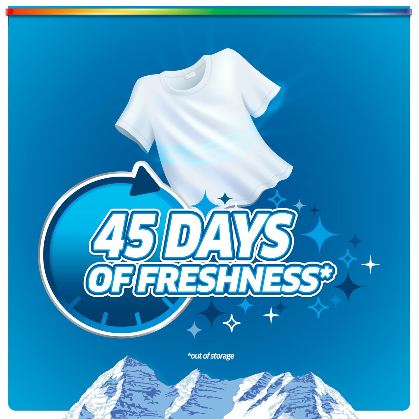 Purex Fresh Mountain Breeze Laundry Detergent Pacs, 66 Count, Pre Measured Pacs