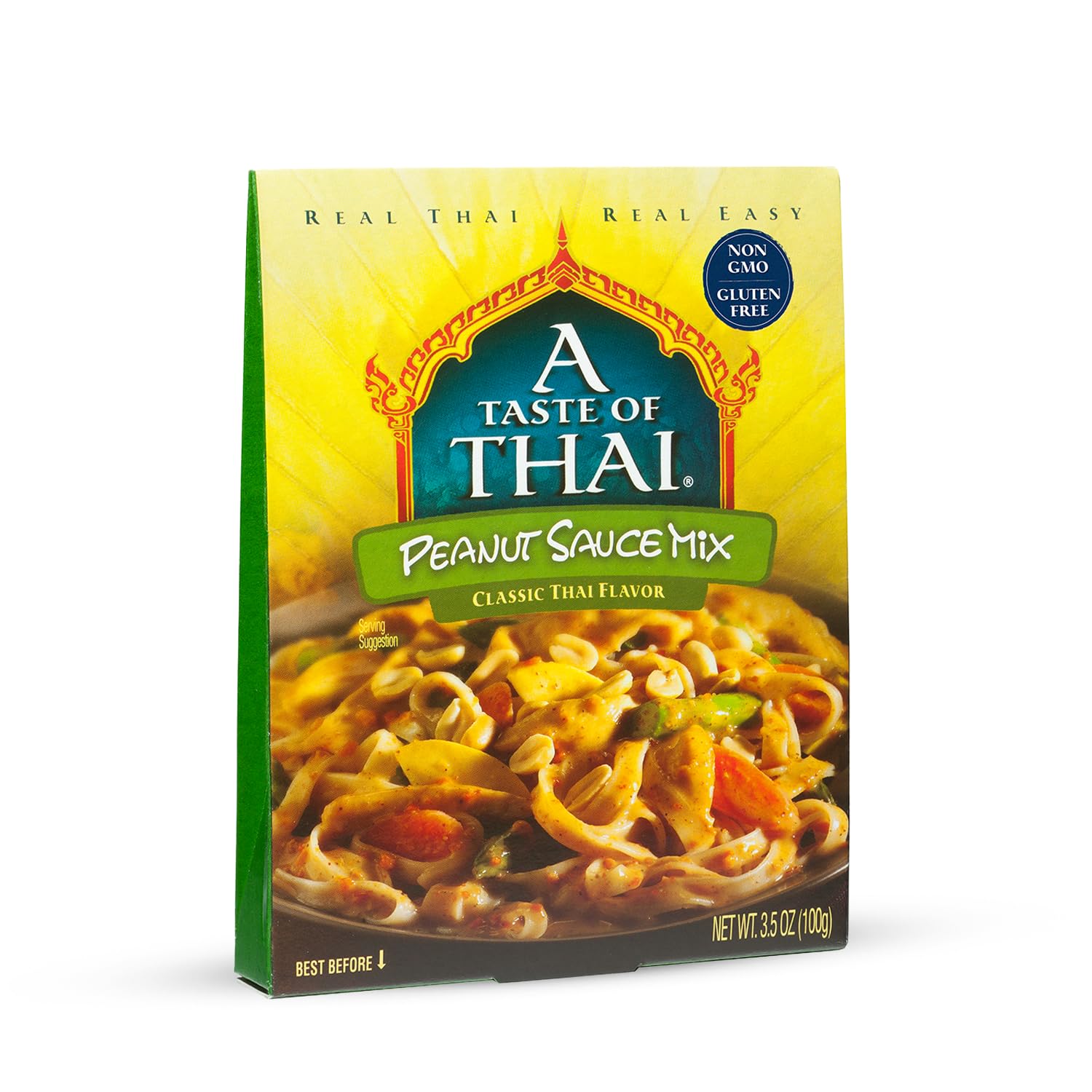 A Taste of Thai Peanut Sauce Mix Packets | Authentic Thai-Style Sauce with Ground Peanuts & Traditional Spices | Ready in Minutes | No Artificial