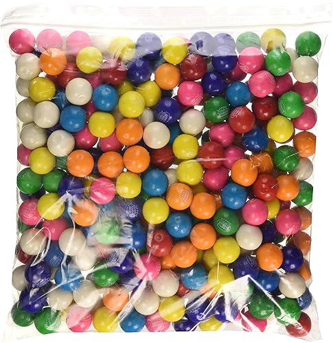 Dubble Bubble One Inch Gumballs Assorted Flavors 5 Pound Bag - pack of 2
