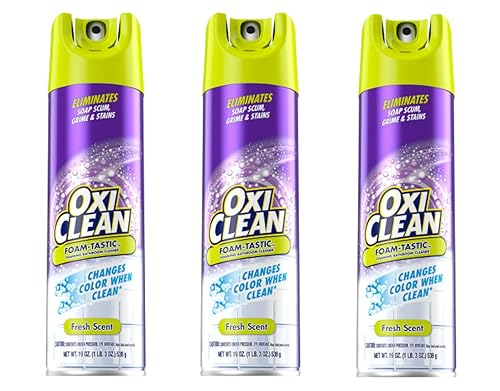 Kaboom 57037-35270 19 Oz Foam-Tastic Bathroom Cleaner With Oxi Clean (3 Pack)